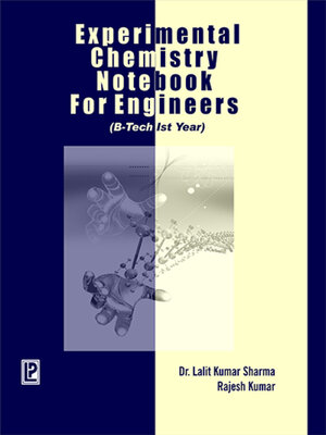 cover image of Experimental Chemistry Notebook for Engineers